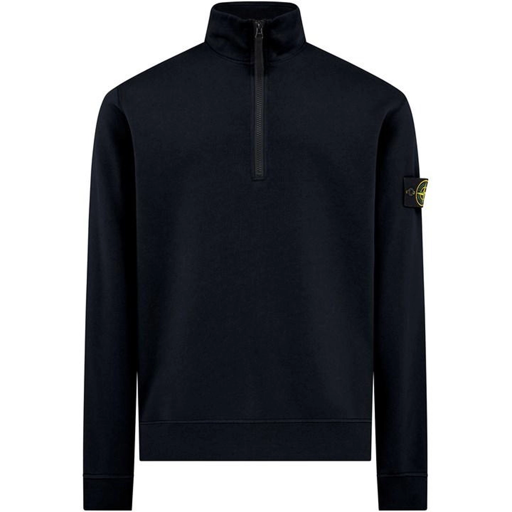 Stone Island Lightweight Fleece quarter Zip - Blue